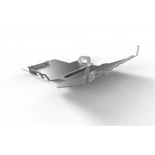 Osłona chłodnic, silnika i przedniego mostu Mercedes X-klasa X-class 2017- aluminiowa 59880529